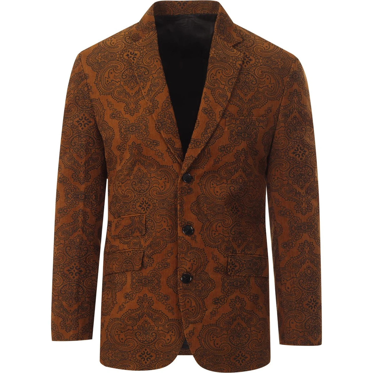 Paisley Rave Cord 3 Button Blazer T 3 Paisley Rave Cord 3 Button Blazer T