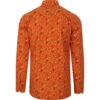 Surbahar Gold Paisley Kaftan Shirt -KDX Clothing Store madcapeng paisley kaftan orange back 01994.1661263227