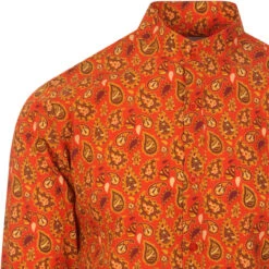 KDX Clothing Store -KDX Clothing Store madcapeng paisley kaftan orange detail 04371.1661263229