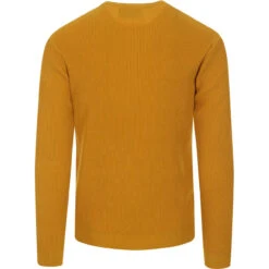 Caine Ribbed Grandad Top (HG) -KDX Clothing Store madcapeng ribbed long polo yellow back 78018.1661264070 4
