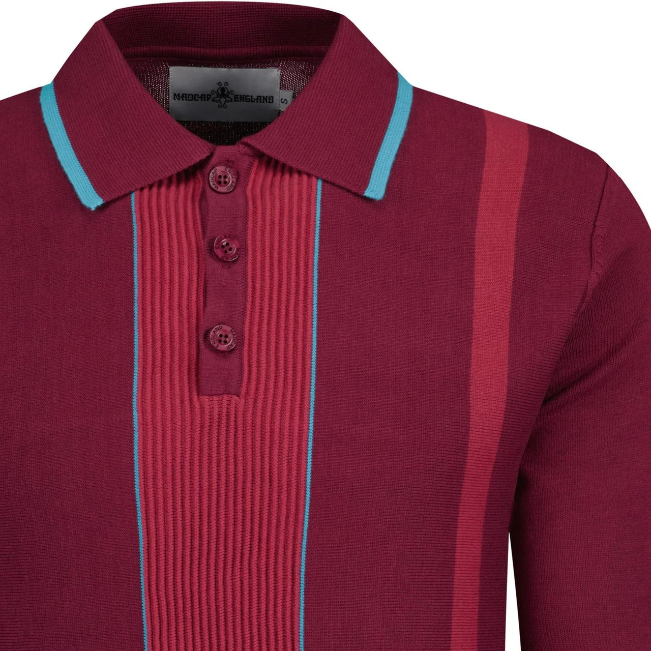 Nova Rib Knit Tonal Stripe Polo TP 5 Nova Rib Knit Tonal Stripe Polo TP - Image 3