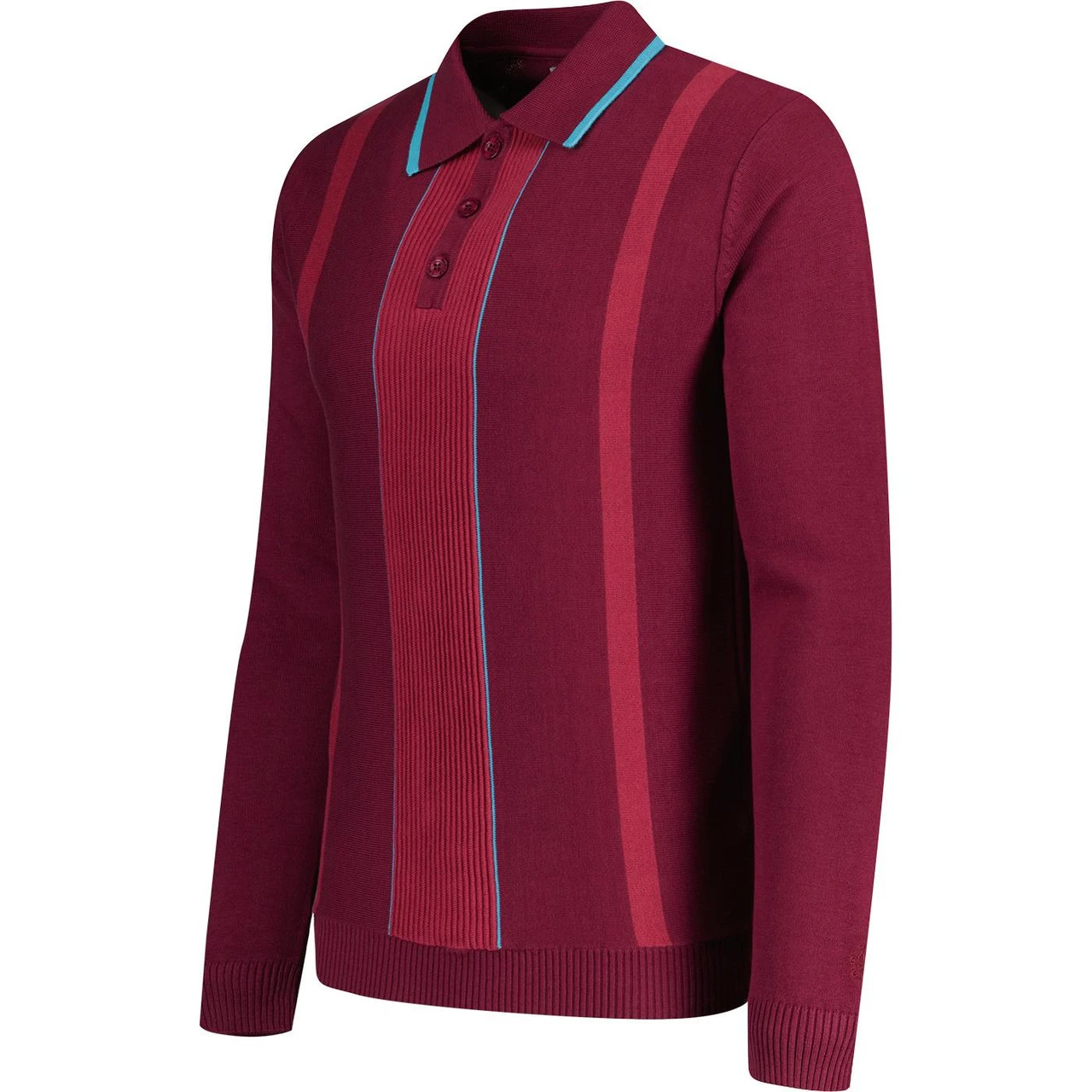 Nova Rib Knit Tonal Stripe Polo TP 7 Nova Rib Knit Tonal Stripe Polo TP - Image 5