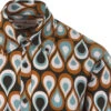 Trip Teardrops 60s Mod Op Art Shirt -KDX Clothing Store madcapeng teardrop shirt teal detail 75578.1661264499 1