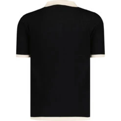 Firebird Mod Waffle Stripe Polo B -KDX Clothing Store madcapengland firebird polo black back 72557.1687270505