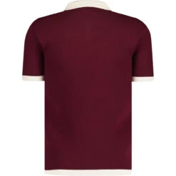 Firebird Mod Waffle Stripe Polo B -KDX Clothing Store madcapengland firebird polo zinfandel back 70499.1687259719 1