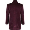 In Crowd High Collar Velvet Jacket -KDX Clothing Store madcapengland incrowd velvet coat purple back 98807.1687188999