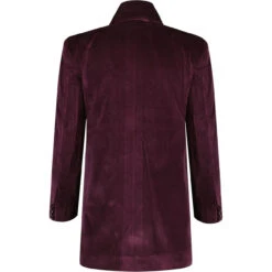 In Crowd High Collar Velvet Jacket