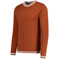 LS Moon Mod Tipped Knit Jumper (G) -KDX Clothing Store madcapengland moon ls top ginger side 68598.1689696931
