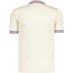 Wilson MADCAP Mod Turtleneck Pointelle Knit Top WW -KDX Clothing Store madcapengland vneck pointelle tshirt white back 90214.1676647001 2