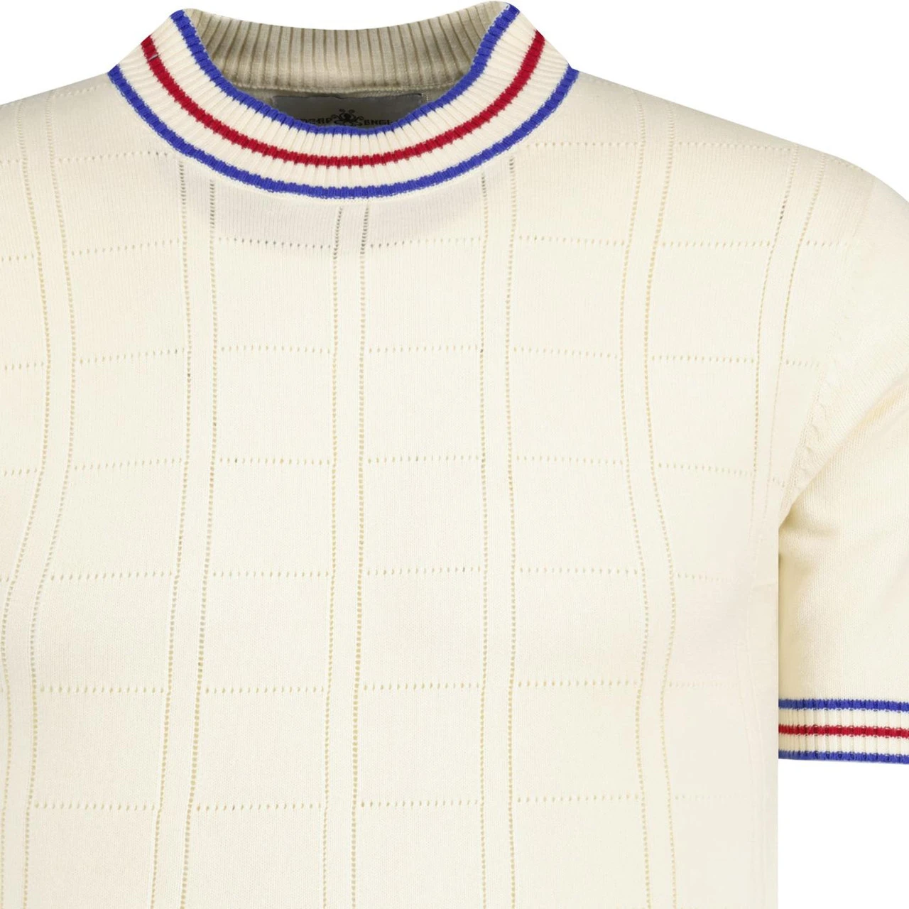 Wilson MADCAP Mod Turtleneck Pointelle Knit Top PB 8 Wilson MADCAP Mod Turtleneck Pointelle Knit Top PB - Image 6