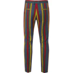 Hendrix Stripe Retro Slim Trousers -KDX Clothing Store madfcap england hendrix stripe slim trousers 2 68087.1661263361