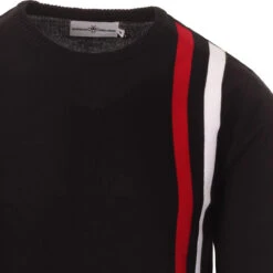 Attack Retro 60s Mod Racing Jumper -KDX Clothing Store mascap action jumper black 02 02623.1678462388 1