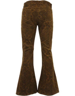 Paisley Rave Retro Cord Bellbottoms -KDX Clothing Store paisley cord flares 2 77301.1679656833 1