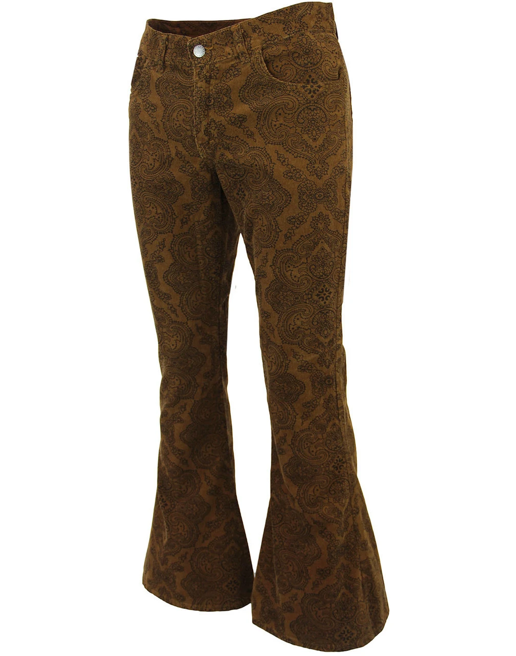 Paisley Rave 1970s Cord Bellbottoms 22 Paisley Rave 1970s Cord Bellbottoms - Image 20