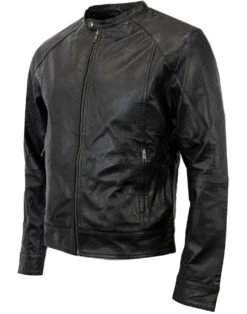 'Rebel Racer' - Retro Indie Leather Racing Jacket