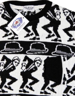 Ska Fairisle Retro Mod Intarsia Rudeboy Jumper